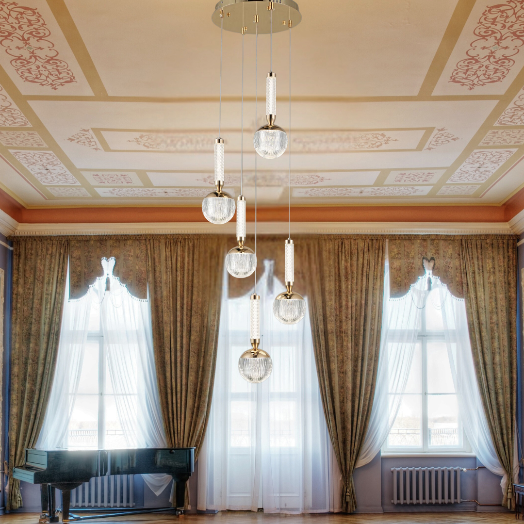 Modern Acrylic LED Ceiling Chandelier Light