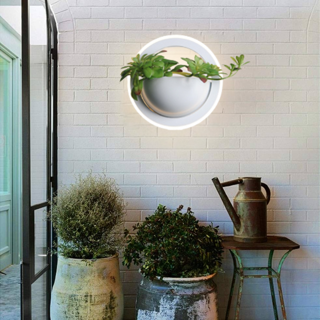 Green Plant Fancy Wall Lamp