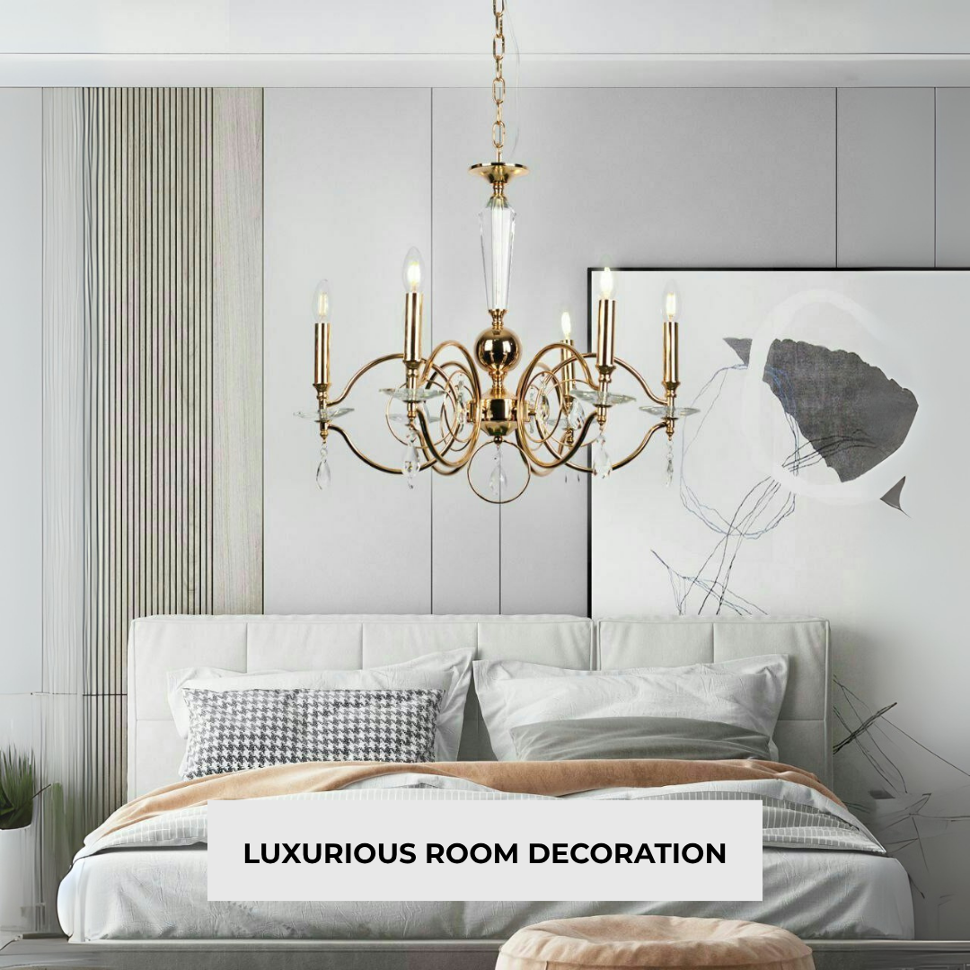 Square Steel E14 Chandelier Pendant