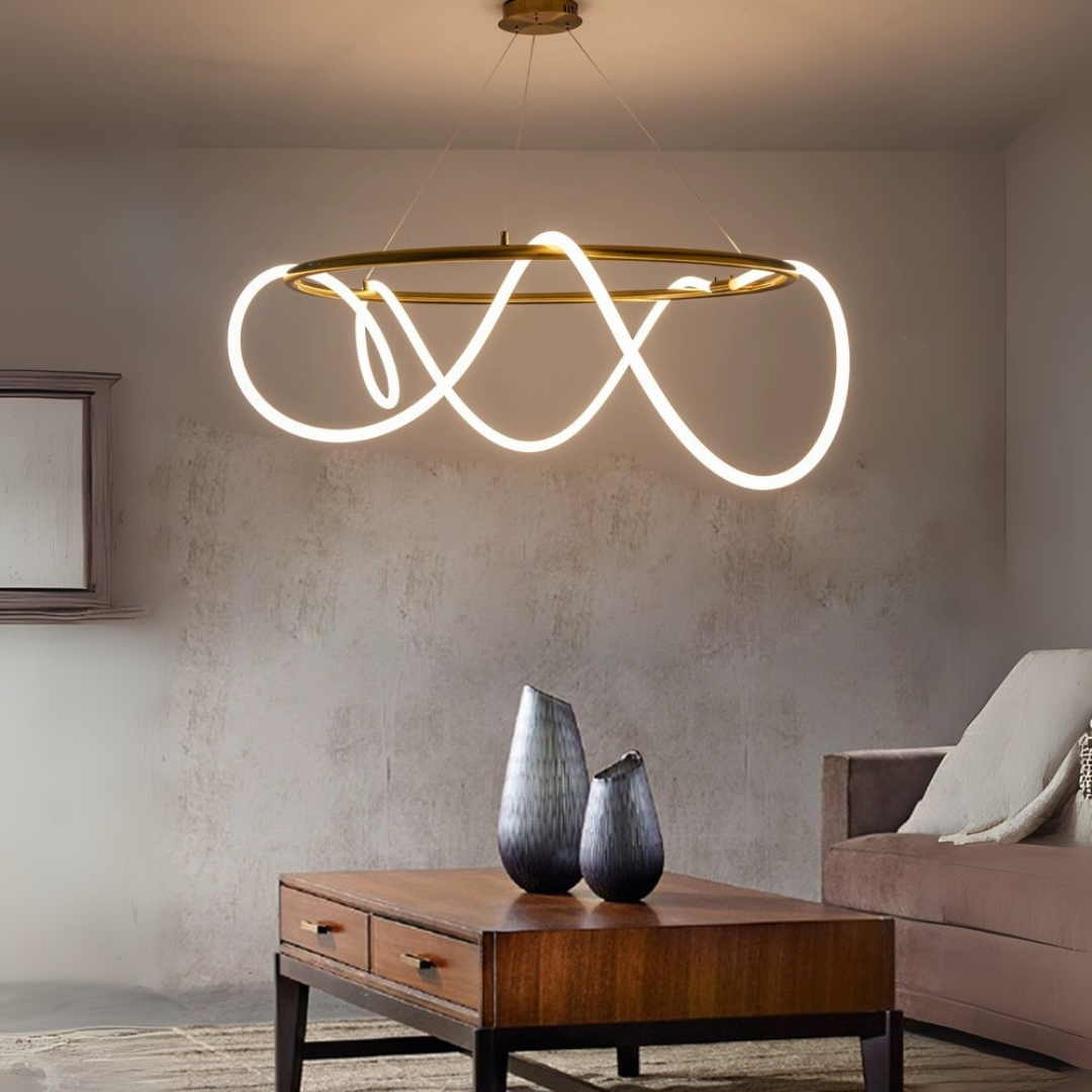 Modern Rope LED Pendant Ceiling Chandelier