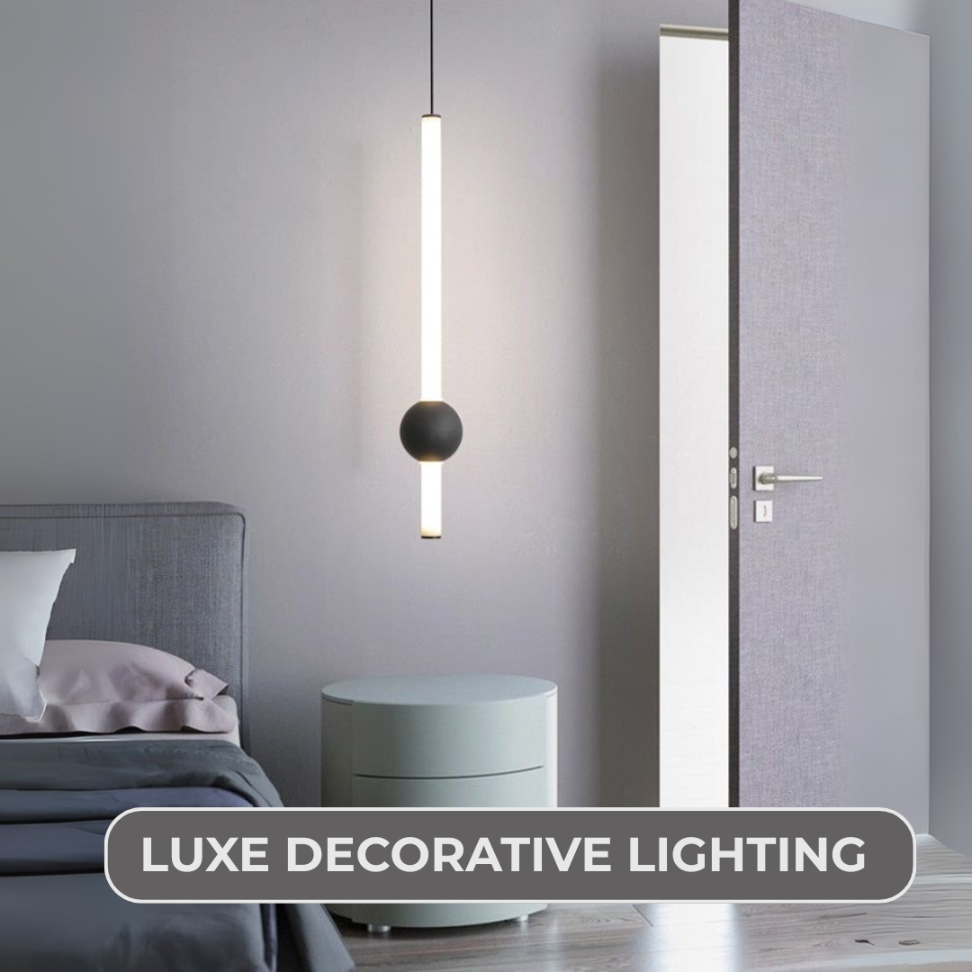 Fancy Single LED Pendant in Warm White