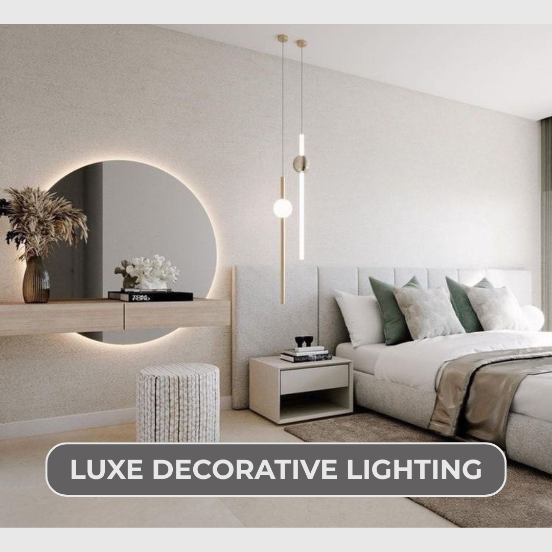 Fancy Double LED Pendant in Warm White