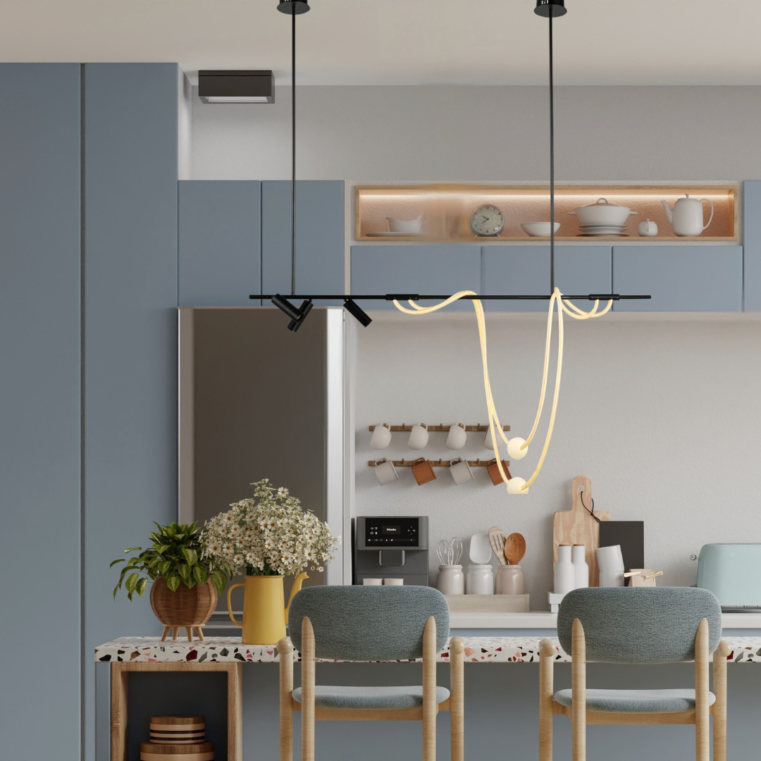 Warm White LED Rope Ceiling Light