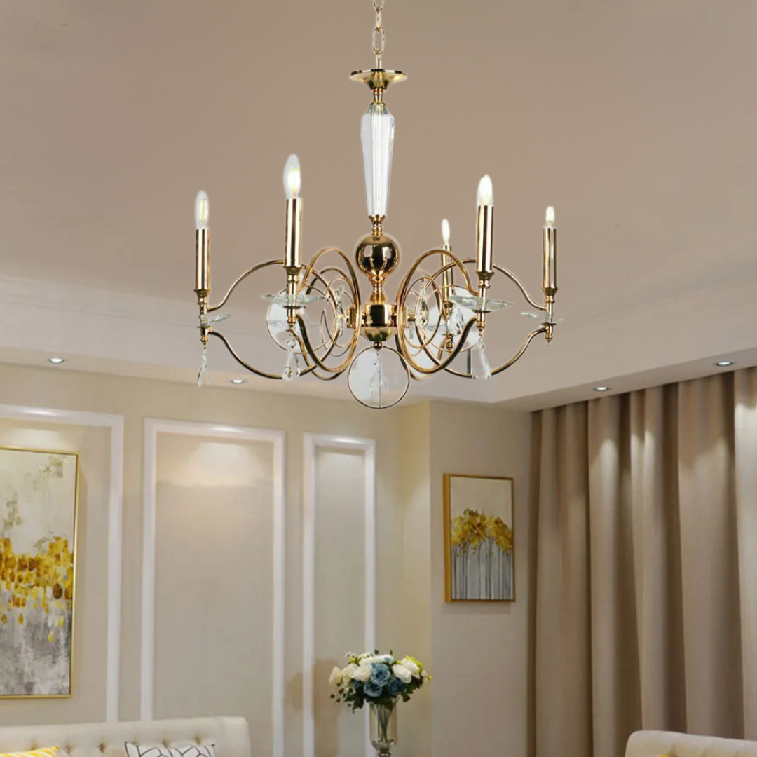 Elegant Crystal Luxury LED Ceiling Chandelier