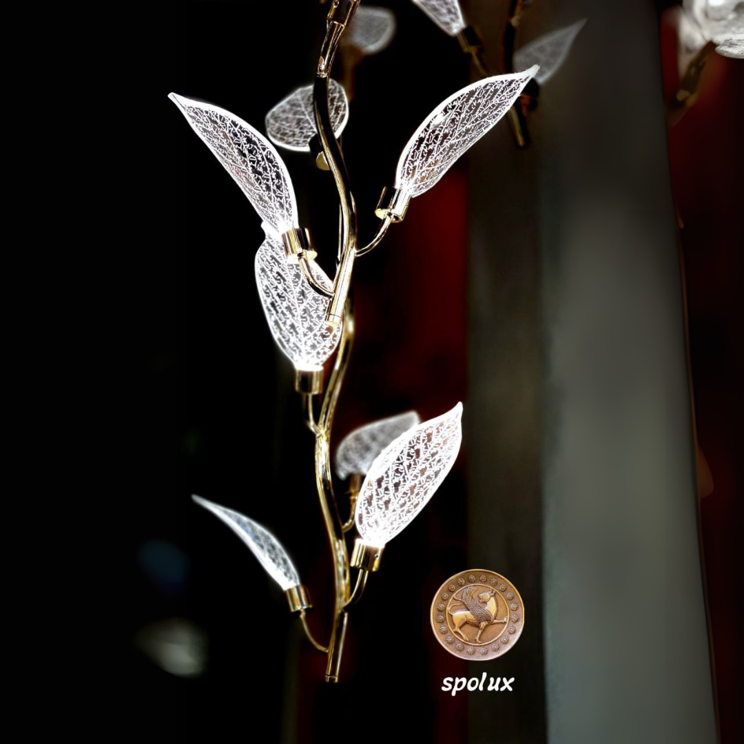 Luxury Leaf LED Statement Ceiling Chandelier