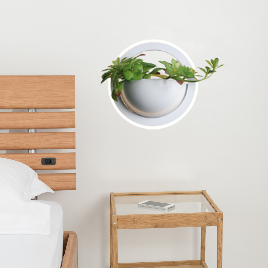 Green Plant Fancy Wall Lamp