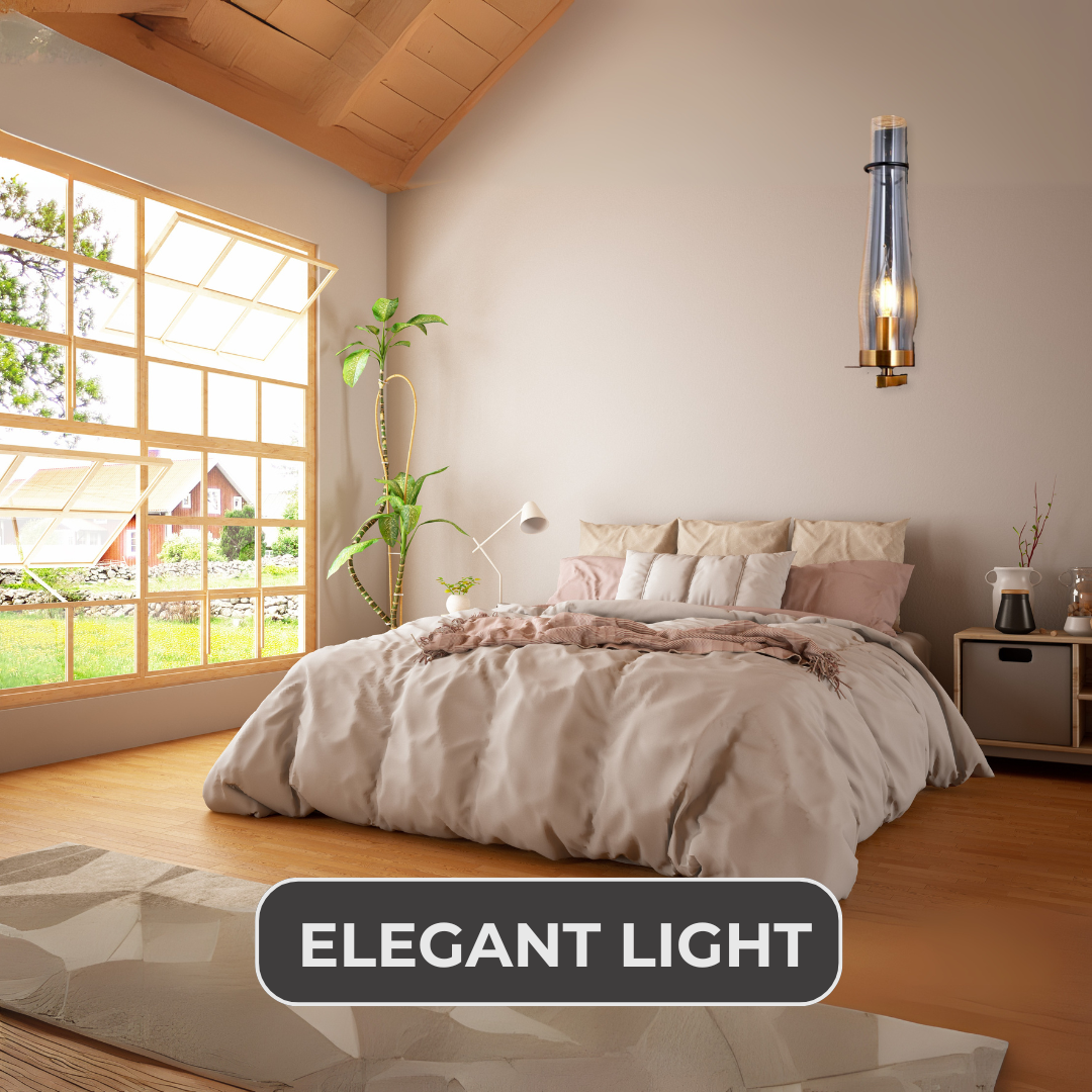 Ultimate Wall Lamp – Iron & Glass