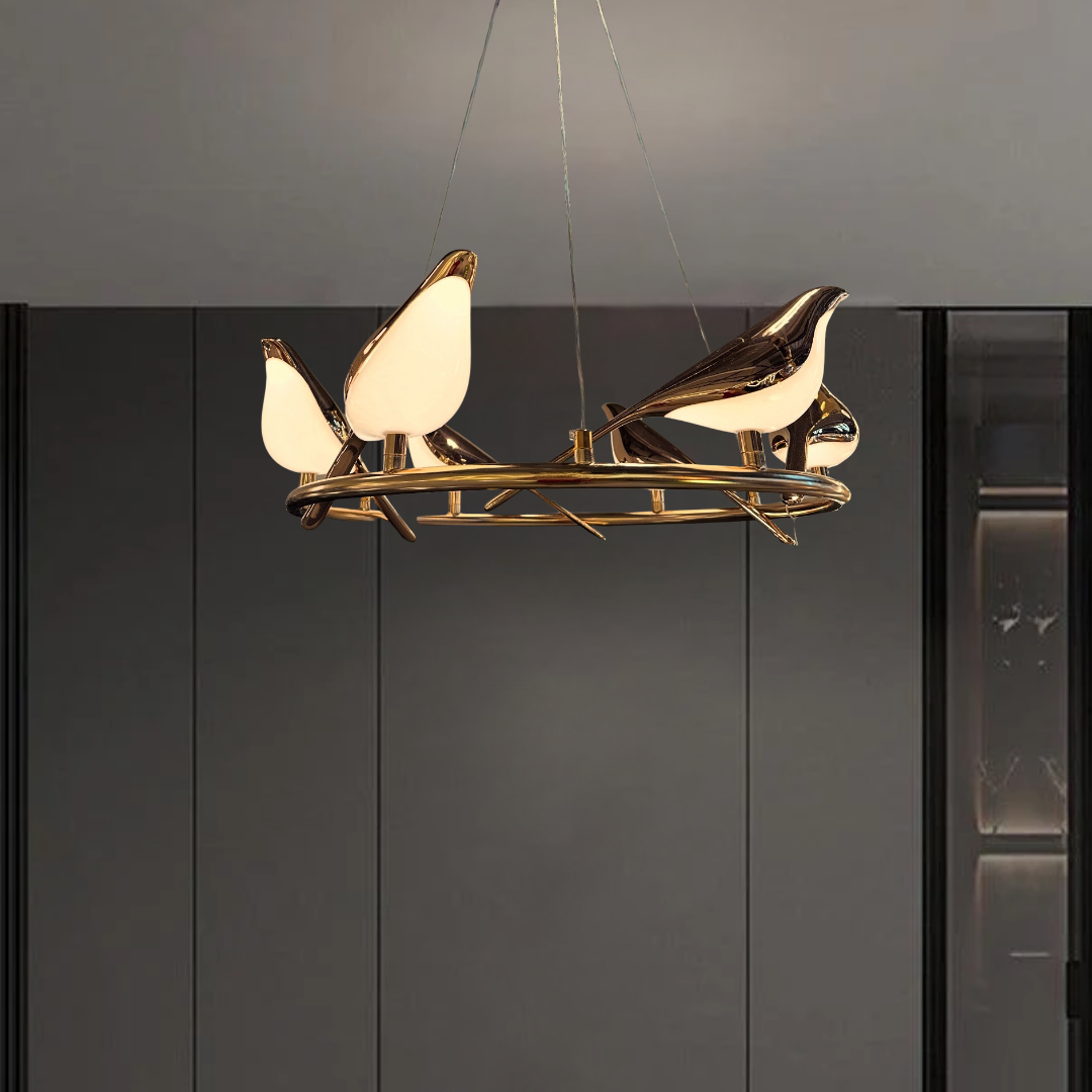 Adjustable Dove LED Ceiling Chandelier