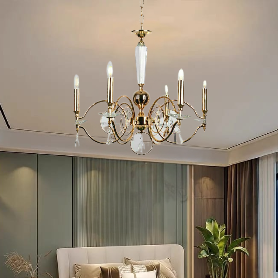 Elegant Crystal Luxury LED Ceiling Chandelier