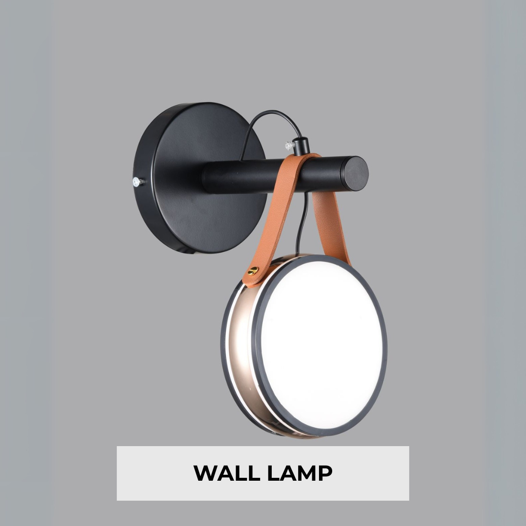 Luxury Leather LED Wall Sconce Light