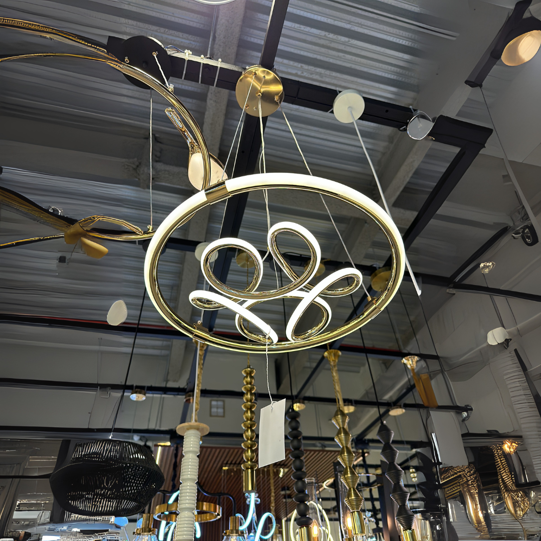 Modern Adjustable Chinese Knot Ceiling Light