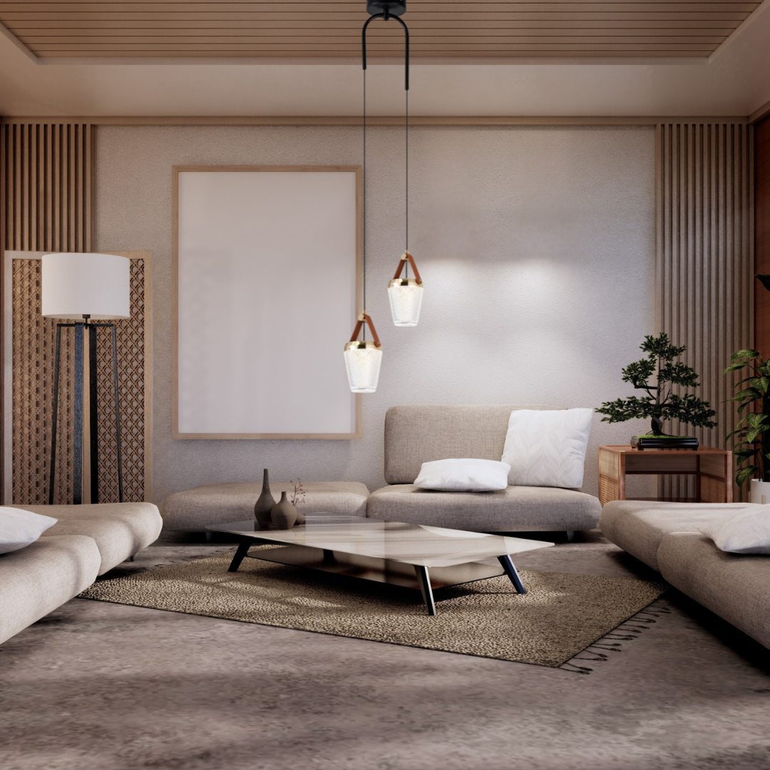 Elegant Modern LED Double Pendant Light