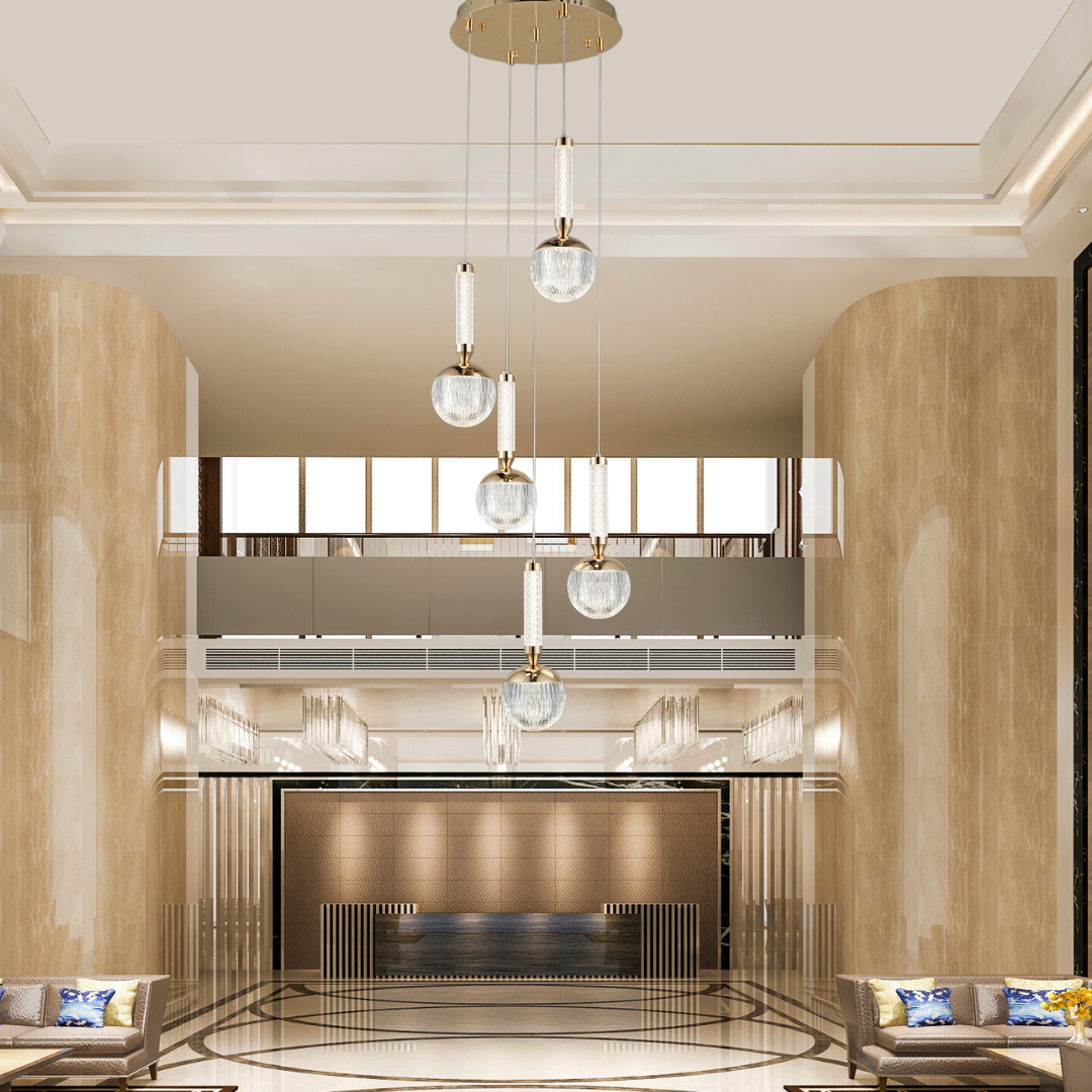 Modern Acrylic LED Ceiling Chandelier Light