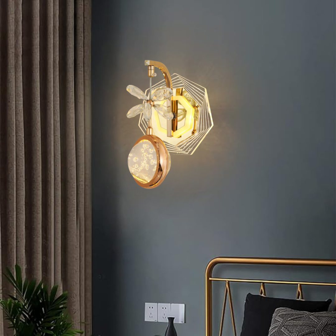 Luxury LED Crystal Acrylic Wall Lamp