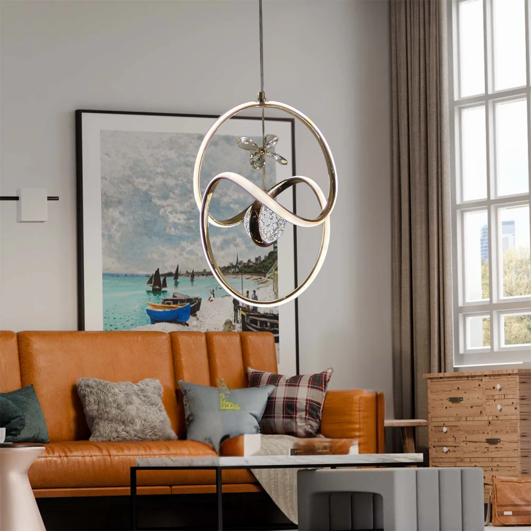 Modern Crystal Acrylic LED Ceiling Chandelier