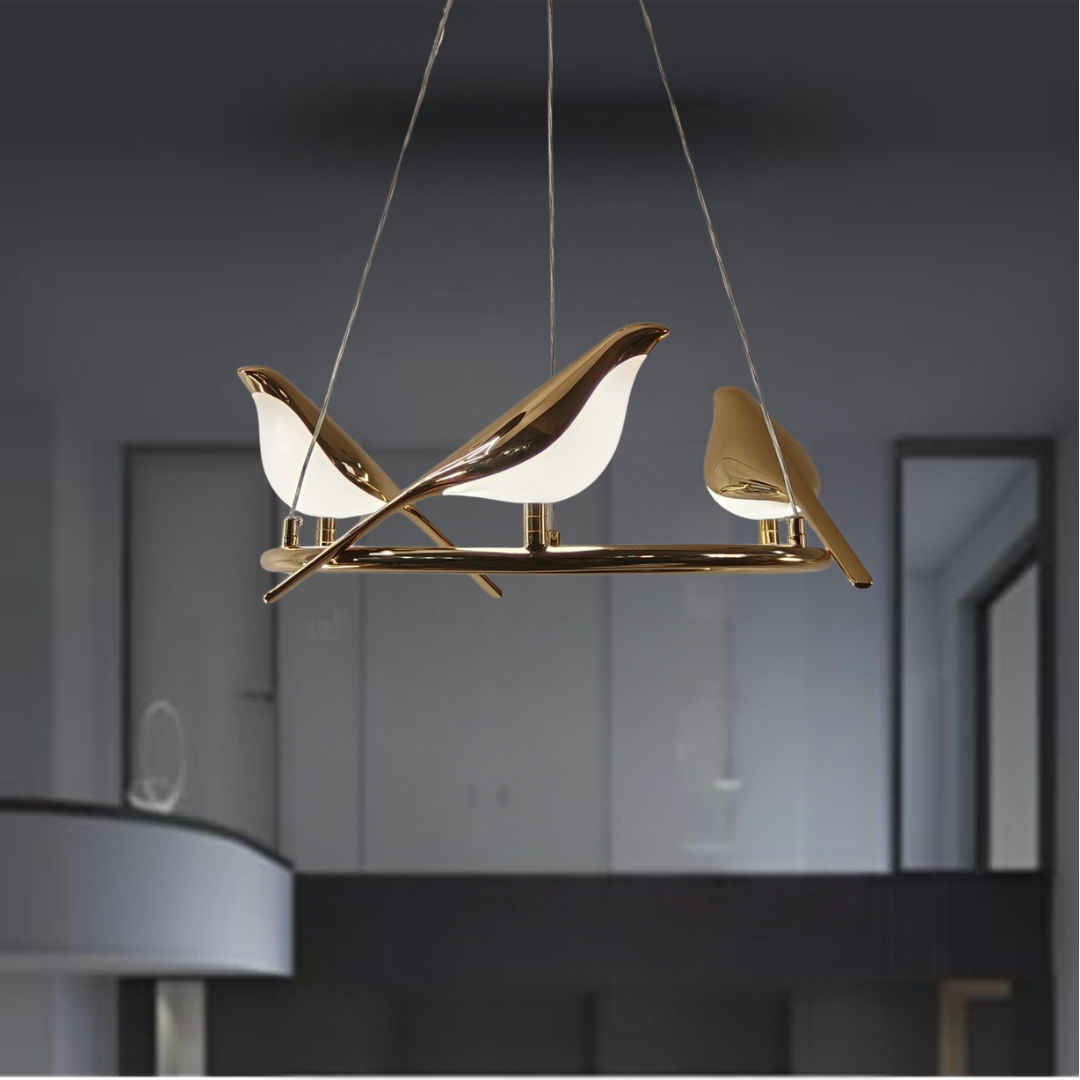 Adjustable Dove LED Ceiling Chandelier
