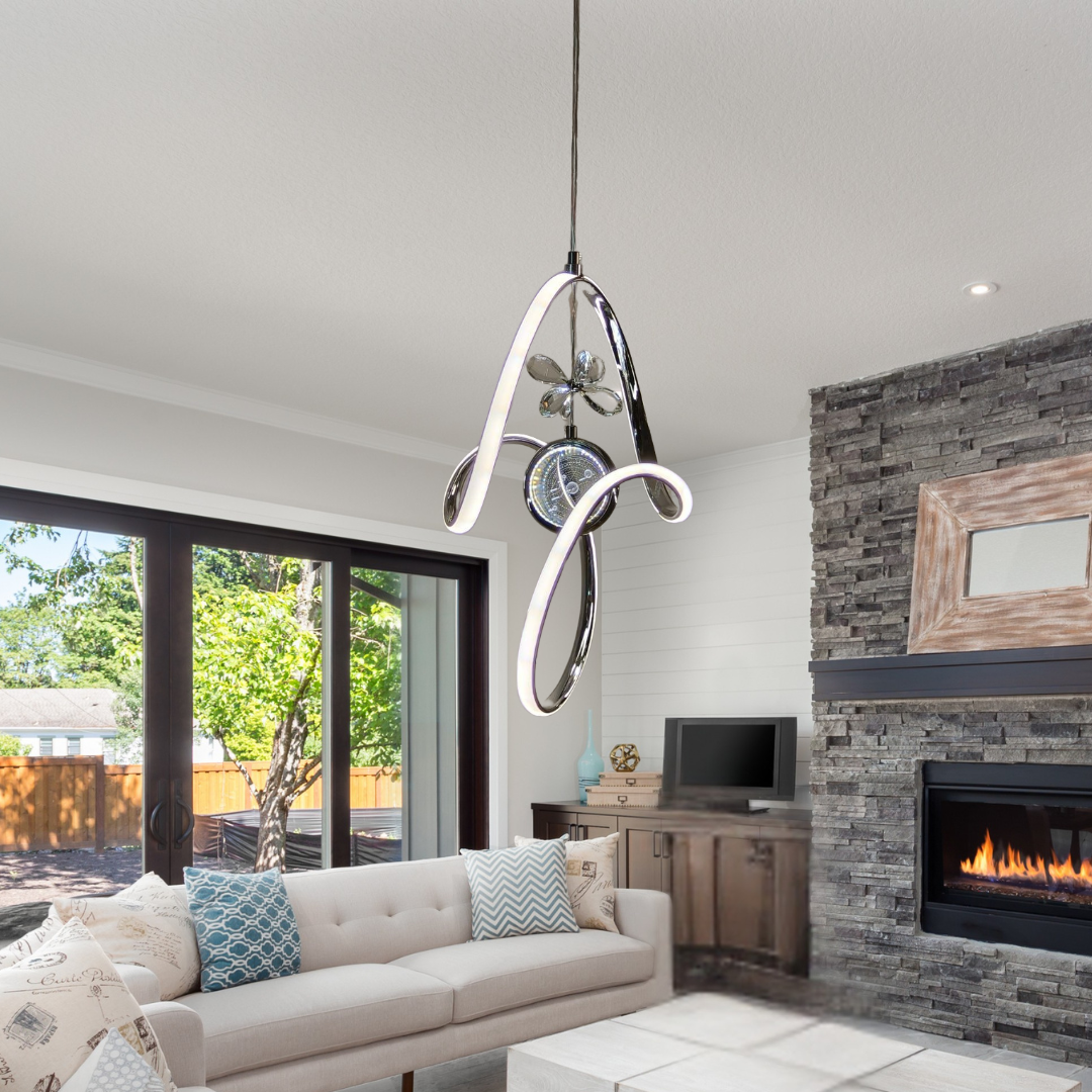 Modern Crystal Acrylic LED Ceiling Chandelier