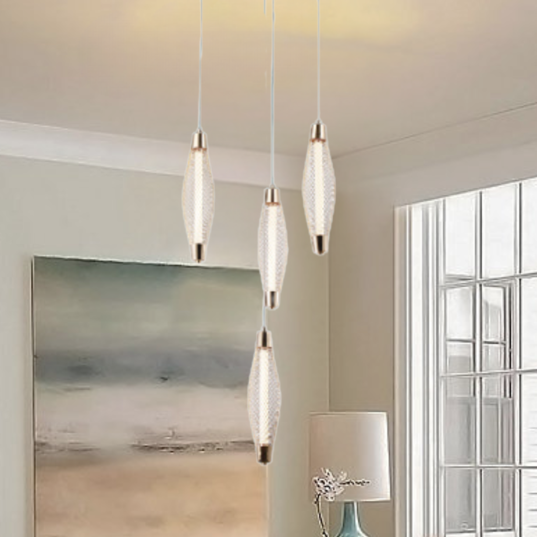 Golden Luxury Modern LED Chandelier