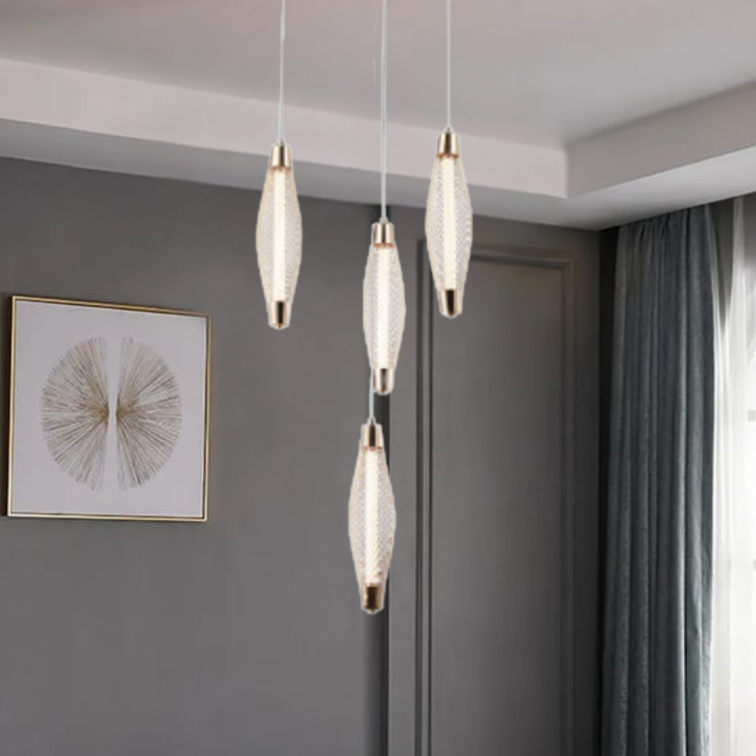 Golden Luxury Modern LED Chandelier