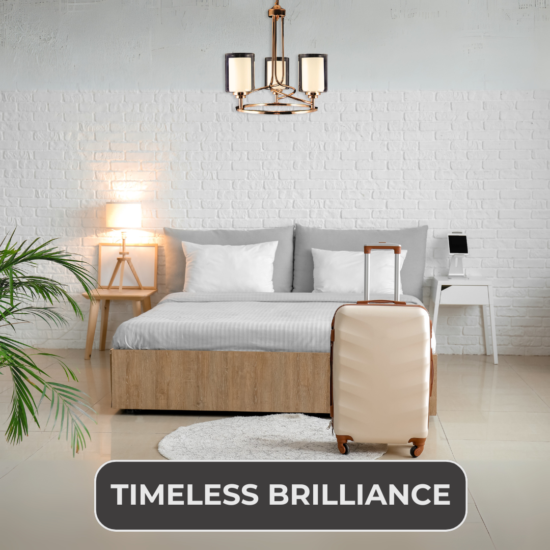 Modern Metal and Glass Chandelier