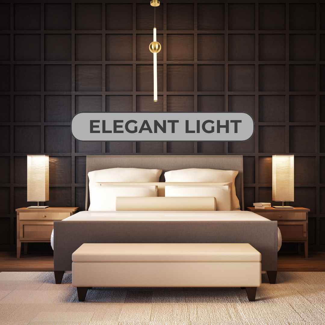 Fancy Single LED Pendant in Warm White