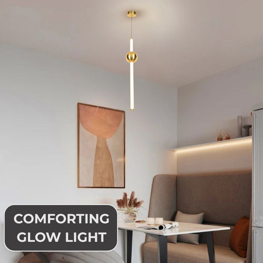 Fancy Single LED Pendant in Warm White