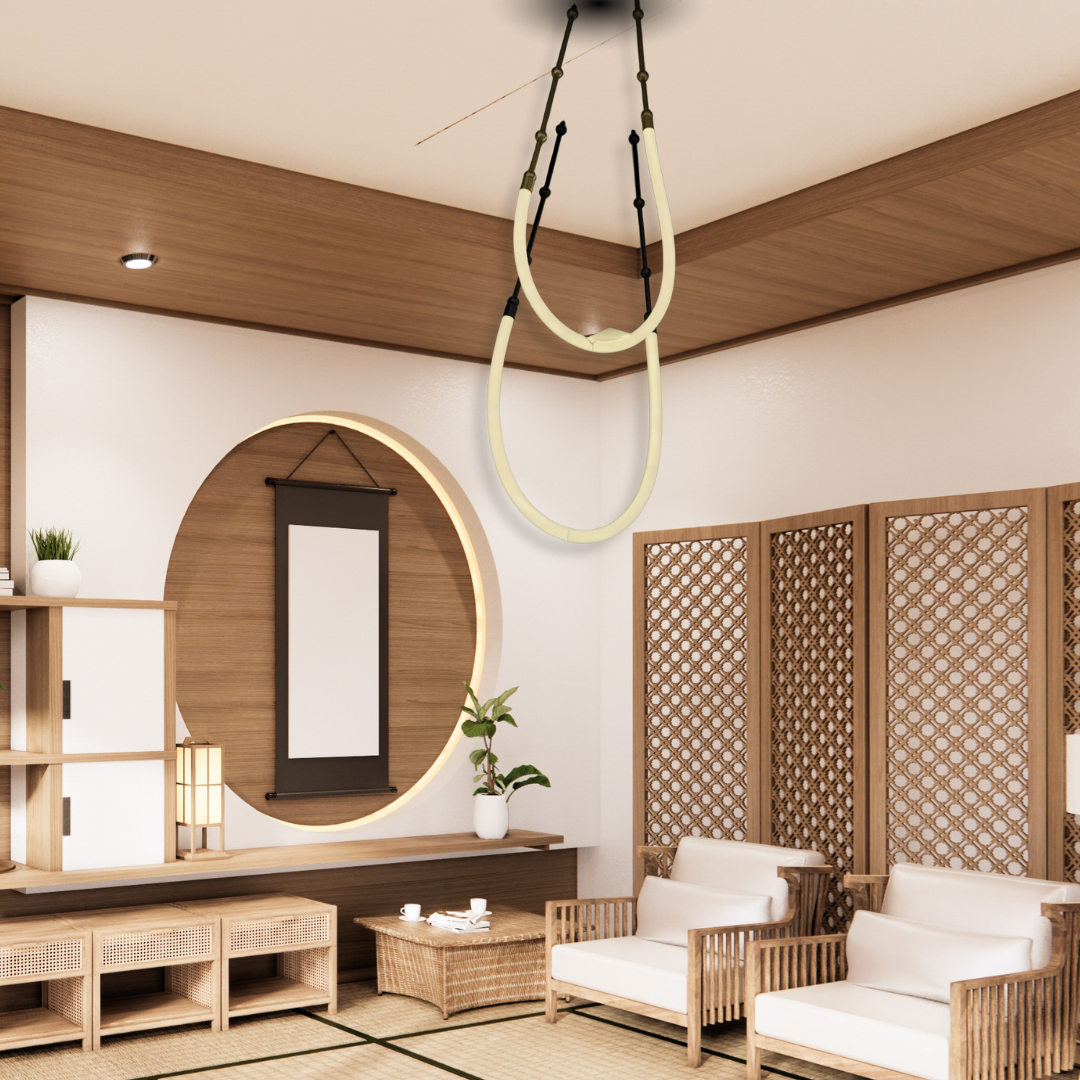 Rope Wall Lamp Chandelier – Warm White