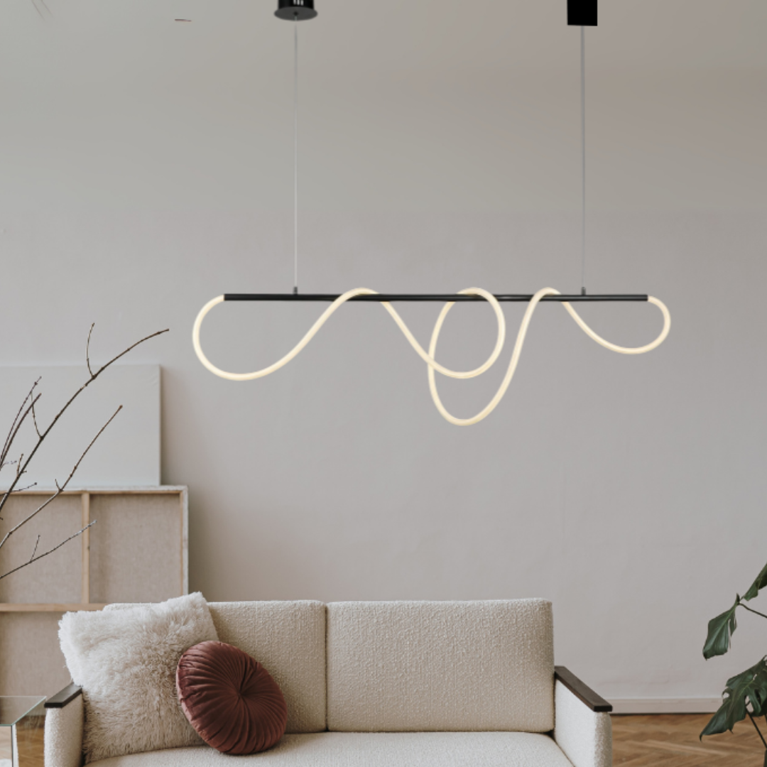 Rope Linear Chandelier – 3 Color