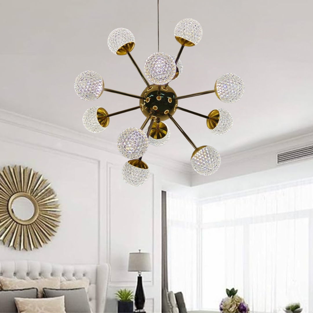 Adjustable LED Lightball Ceiling Chandelier