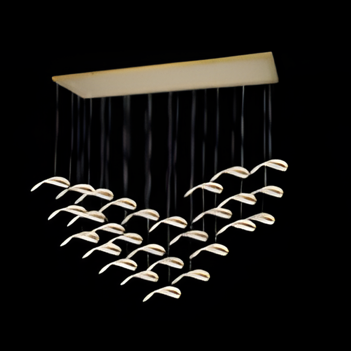 Large Acrylic & Iron Decorative Piece with Premium FR Gold Base