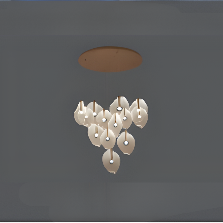 Aluminum, Acrylic & Iron Decorative Piece with Gold Base