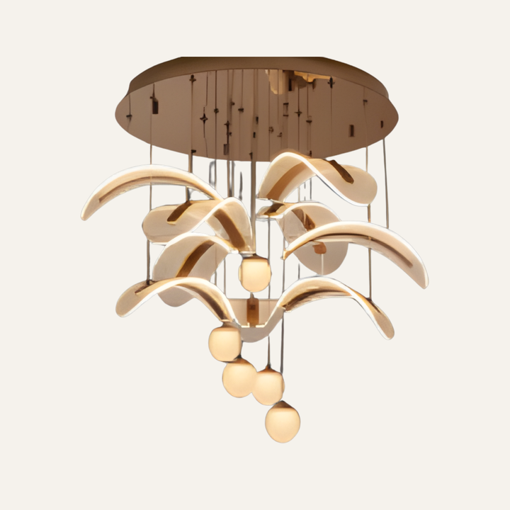 Stainless Steel & Acrylic Decorative Piece chandelier